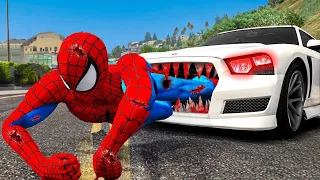 O CARRO AMALDIÇOADO DO HOMEM ARANHA NO GTA 5