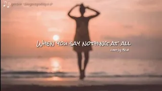 When you say nothing at All _Ronan Keating ( Cover by"Micha Du)