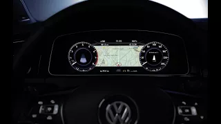 VW Golf 7 Facelift: Active Info Display (2018)