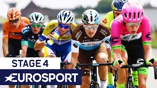 BinckBank Tour 2018 | Stage 4 Finish Highlights | Cycling | Eurosport