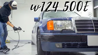 w124 Mercedes 500E FULL DETAIL Part1 BodyWash | Best condition 500E is rare!