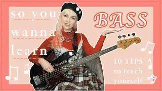 10 TIPS for beginner & self taught bassists | HOW TO TEACH YOURSELF BASS + mistakes you're making