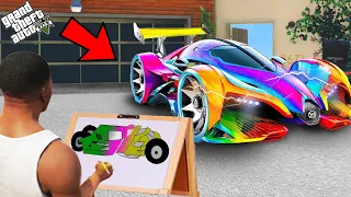 Franklin Uses Magical Painting To Find The Best God Super Car In Gta V