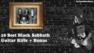 10 Best Guitar Riffs of Black Sabbath + Bonus - HD