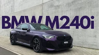 BMW M240i with a near CRASH! - Review - POV