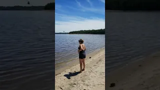 Chinook Helicopter "fly by" on the beach