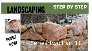 How to Build a Retaining Wall | Natural Stone| Layering the Stones