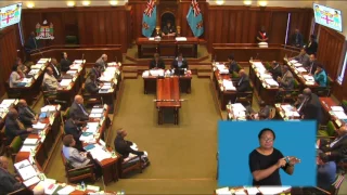 Fijian Attorney-General informs Parliament on the tabling of the Public Account Reports 2004 - 2010