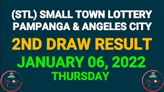 2nd Draw STL Pampanga, STL Angeles January 6 2022 (Thursday) Result | SunCove Draw, Lake Tahoe Draw