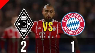 Borussia Mönchengladbach vs Bayern Munich 2 1 highlights and all goals (2017)