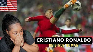 Christiano Ronaldo (He's Not Human) Moments |American Reaction