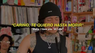 CUCO: TINY DESK CONCERT || Sub. English/ Spanish + Letra