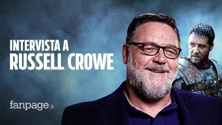 Russell Crowe: "Il Gladiatore mi ha cambiato la vita per sempre. A Roma mi sento lo zio di tutti"