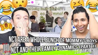 nct are a whole bunch of mommy's boys | nct and their family dynamics (part 1) | REACTION