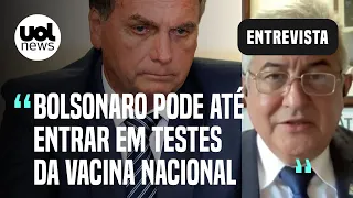 Bolsonaro e vacina: Estou tentando convencê-lo a tomar imunizante nacional, diz Marcos Pontes