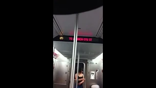 3 crazy new York girls on F train ( MTA subway)