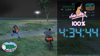 GTA Vice City: 100% Speedrun in 4:34:44