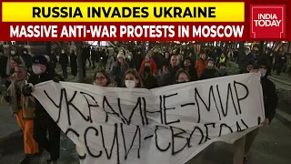 Thousands Take Out Massive Anti-War Protest In Moscow, Several Detained | Russia-Ukraine War