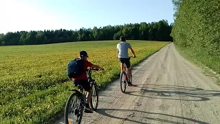 В день Победы велопробег с сыновьями.