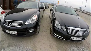 Mercedes W212 E350 vs Infinity EX35