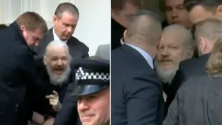 Wikileaks founder Julian Assange arrested by UK police and removed from Ecuador embassy