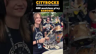 400 musicians play Ramones - Blitzkrieg Bop #shorts