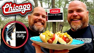 AMAZING CHICAGO STYLE HOTDOG ON THE BLACKSTONE GRIDDLE! BLACKSTONE BETTY INSPIRED COOK!