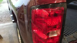 Running Tail Lights Not Working Repair - 2016 Chevy Silverado