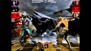 mortal kombat x iOS/Android Klassic Sub- Zero super move