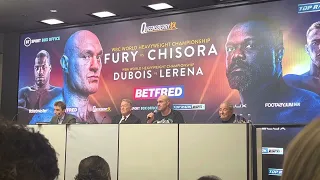 TYSON FURY VS DEREK CHISORA POST FIGHT PRESS CONFERENCE - I WANT USYK AND JOYCE IN 2023, UNDISPUTED