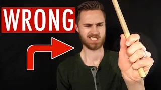 How NOT to Hold Your Drum Sticks...