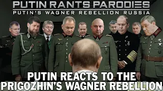 Putin reacts to the Prigozhin's Wagner rebellion