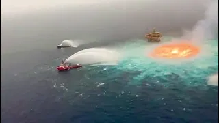 взрыв в океане