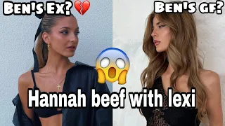 Hannah (Ben's GF) beefs with Lexi Rivera #bennah #bexi