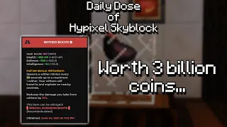 There is only ONE of these items on the ENTIRE SERVER... | Daily Dose of Hypixel Skyblock