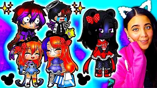 The Afton Family Goes To An Amusement Park ✨ DISNEYLAND✨ FNAF Gacha Life Mini Movie Reaction