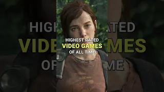 Highest Rated Video Games Of All Time #shorts #gaming #rdr2 #thelastofus #godofwar #baldursgate3