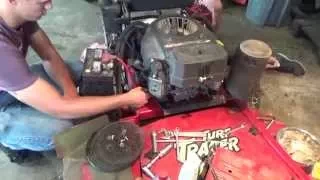 Kawasaki 4 Stroke Engine Rebuild. Piston Ring Repair , Head Gasket Replace