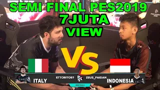 WORLD SEMI FINAL PES19 FAIDAN (INDONESIA) VS ETTORITO (ITALY)