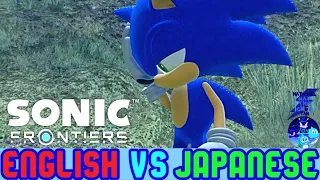 Sonic Frontiers Cutscene Comparison: Sonic Finds Himself In Kronos Islands (English VS Japanese CC)