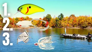 The #1 BASS LURES For FALL (Fall Bass Fishing Tips)