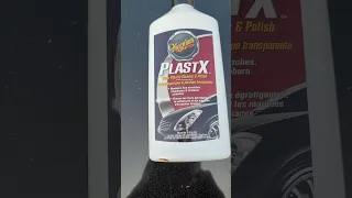 Meguiars plastX on my Headlights