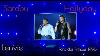 Michel Sardou / L'envie avec Johnny Hallyday Parc des Princes 1993