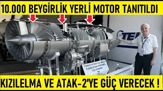 KIZILELMA VE ATAK-2'NİN YERLİ MOTORU RESMEN TANITILDI ! TEİ TF-6000 10 BİN BEYGİR GÜÇ ÜRETECEK !