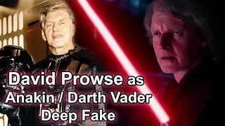 David Prowse as Anakin (Darth Vader) in Ahsoka (Deep Fake)