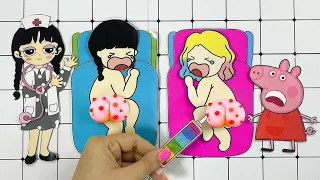 Paper Diy Craft Pop the Pimples | Paper Diy - Baby Enid and Baby Wednesday #3 |Pimple Paper Crafters