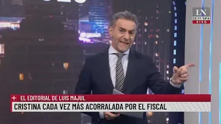 Cristina cada vez más acorralada por el fiscal. El editorial de Luis Majul.