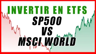 Mejor ETF para INVERTIR - SP500 VS MSCI WORLD