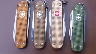 Victorinox Alox LE 2024 classic and pioneer x Terra Brown First look and color comparison