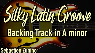 Silky Latin groove Backing Track in A minor | SZBT 943